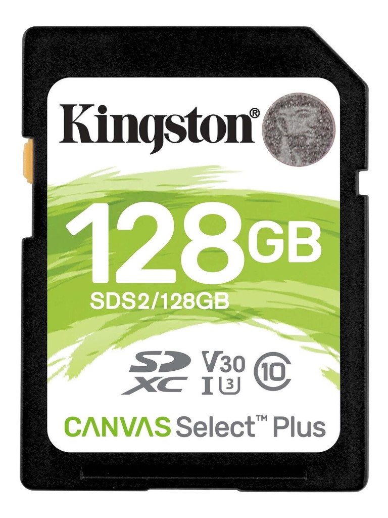 Карта памяти 128Gb - Kingston Canvas Select Plus SDS2/128GB