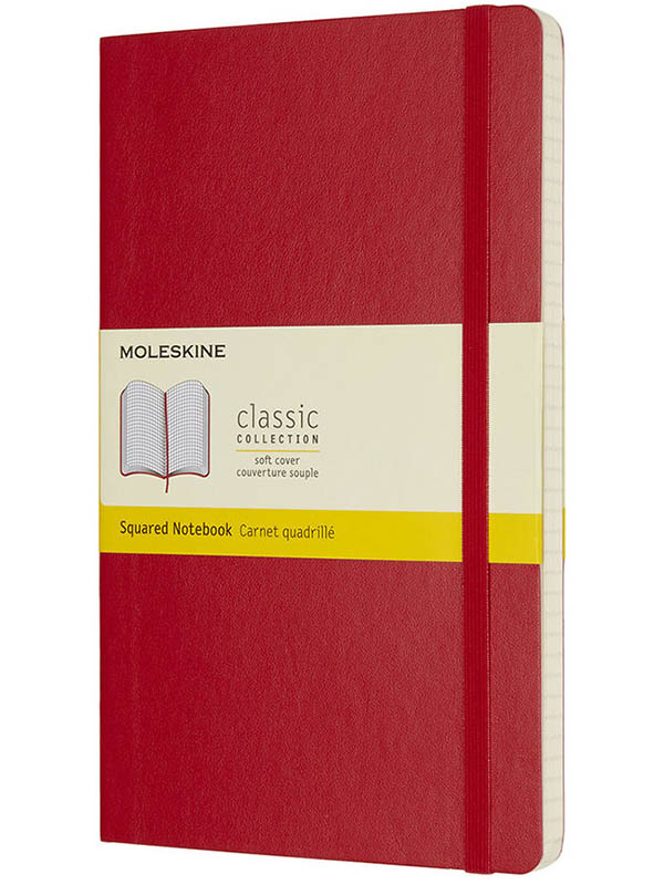 Блокнот Moleskine Classic Soft Large 130х210mm 96 листов Red QP617F2 / 430974, QP617F2
Блокнот Moleskine Classic Soft Large 130х210mm 96 листов Red QP617F2 / 430974, QP617F2