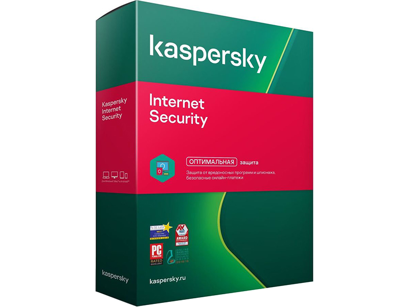 Программное обеспечение Kaspersky Internet Security Rus 3-Device 1 year Base Box KL1939RBCFS