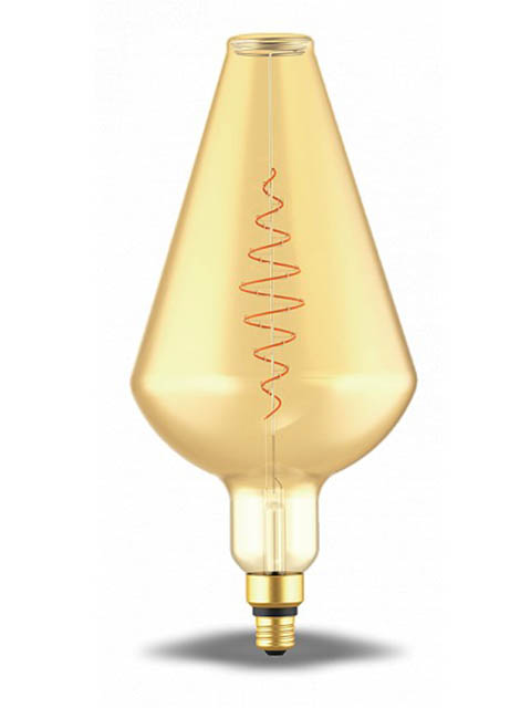 Лампочка Gauss Filament Vase Е27 8.5W 2000К 660lm Golden Flexible 180802105 лампочка gauss 180802105 overize