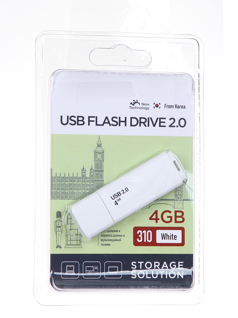 USB Flash Drive 4Gb - OltraMax 310 OM-4GB-310-White, OM-4GB-310-White 
USB Flash Drive 4Gb - OltraMax 310 OM-4GB-310-White, OM-4GB-310-White