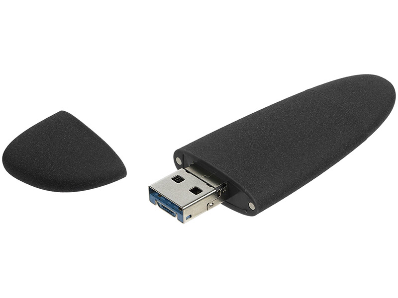 USB Flash Drive 32Gb - Molti Pebble Universal 3.0 Black 15810.32
