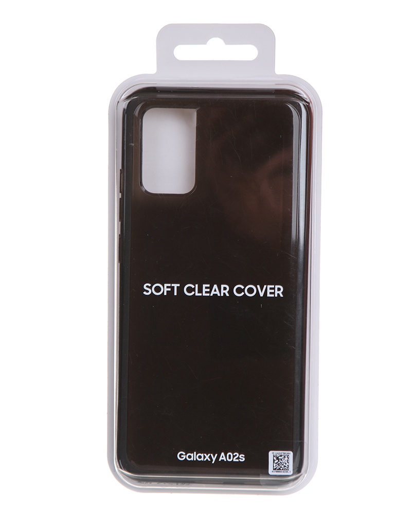 Чехол для Samsung Galaxy A02s Soft Clear Cover Black EF-QA025TBEGRU