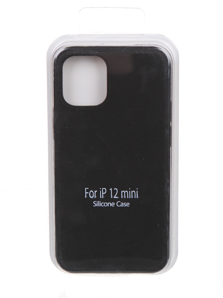 Чехол Krutoff для APPLE iPhone 12 Mini Silicone Case Black 11030