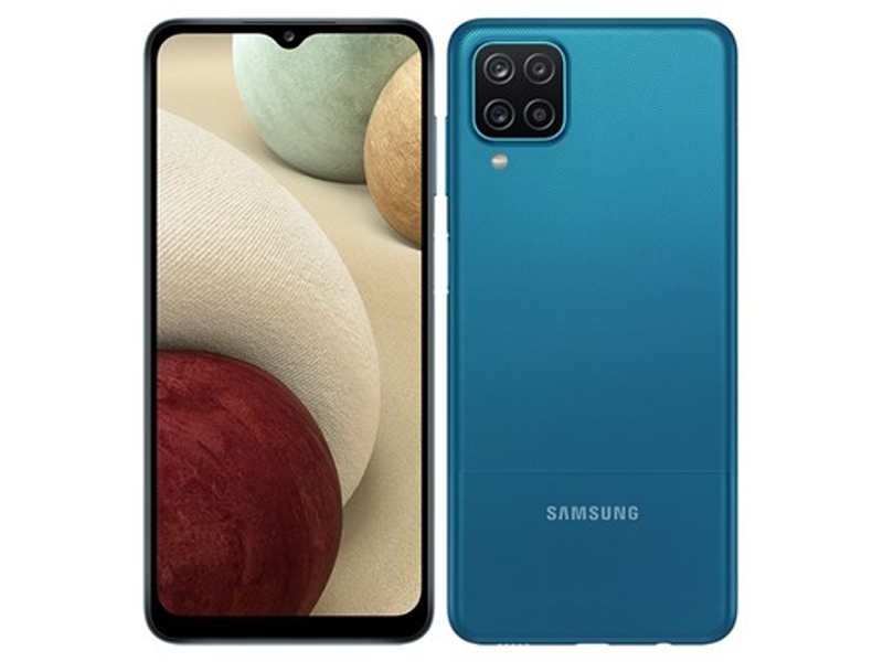Сотовый телефон Samsung SM-A125F Galaxy A12 4/64Gb Blue Выгодный набор для Selfie + серт. 200Р!!!