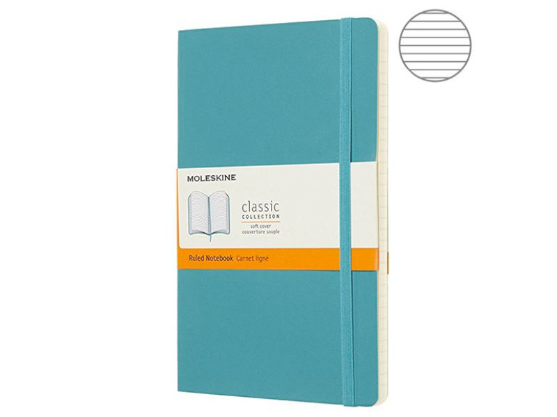 Блокнот Moleskine Classic Soft Large 130х210mm 96 листов Blue QP616B35 / 1056563, Classic Soft Large
Блокнот Moleskine Classic Soft Large 130х210mm 96 листов Blue QP616B35 / 1056563, Classic Soft Large