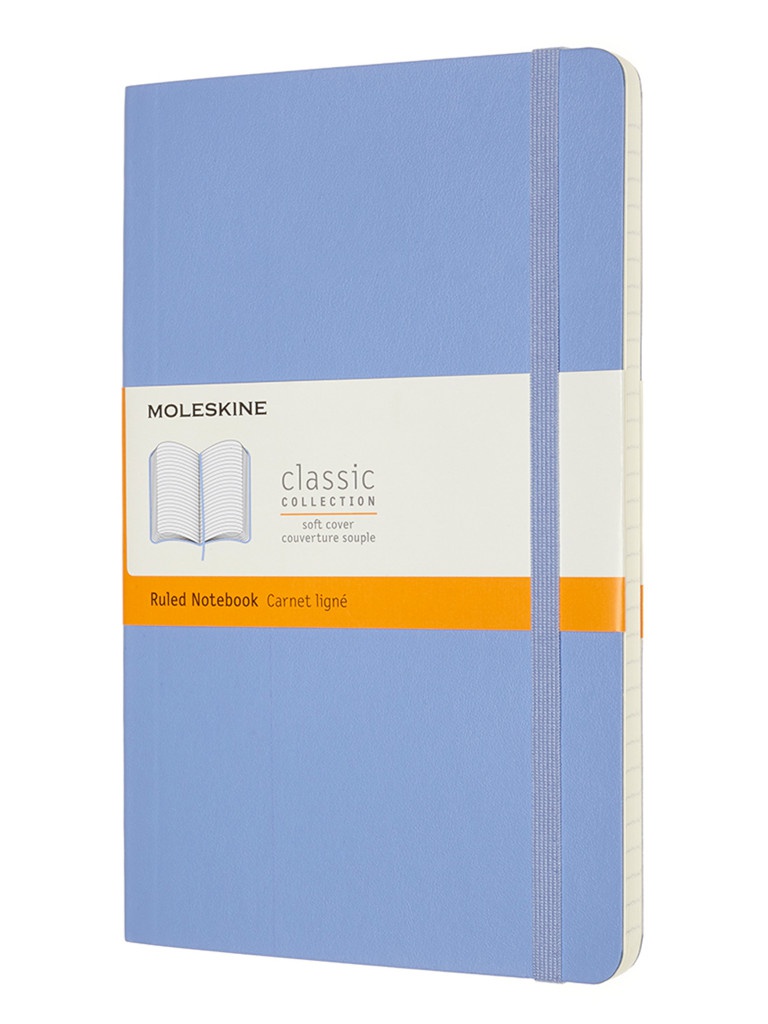 Блокнот Moleskine Classic Large 130х210mm 120 листов Blue Hydrangea QP616B42 / 1215744