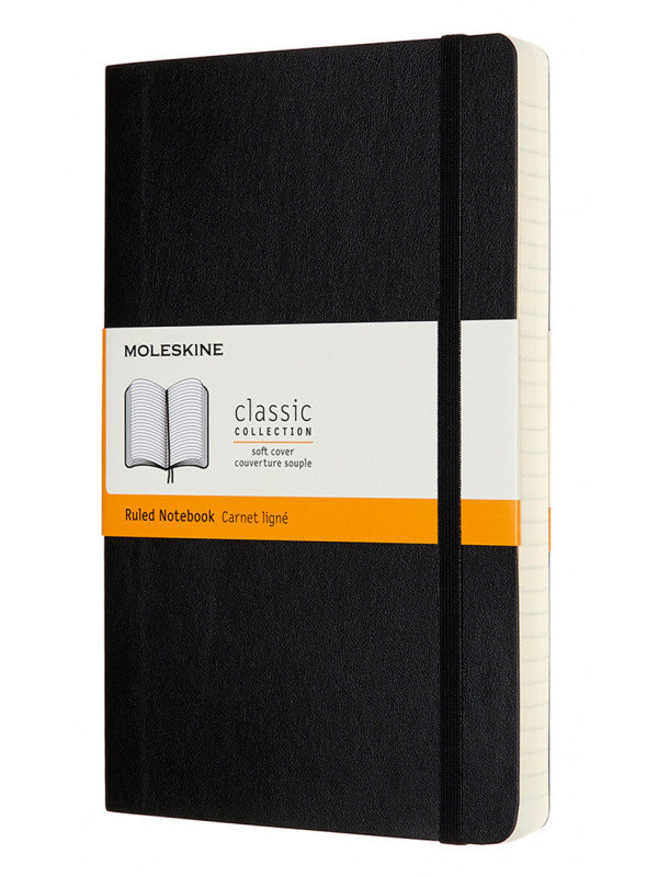 Блокнот Moleskine Classic Soft Expended Large 130х210mm 200 листов Black QP616EXP / 1127619, Classic Soft Expended Large
Блокнот Moleskine Classic Soft Expended Large 130х210mm 200 листов Black QP616EXP / 1127619, Classic Soft Expended Large