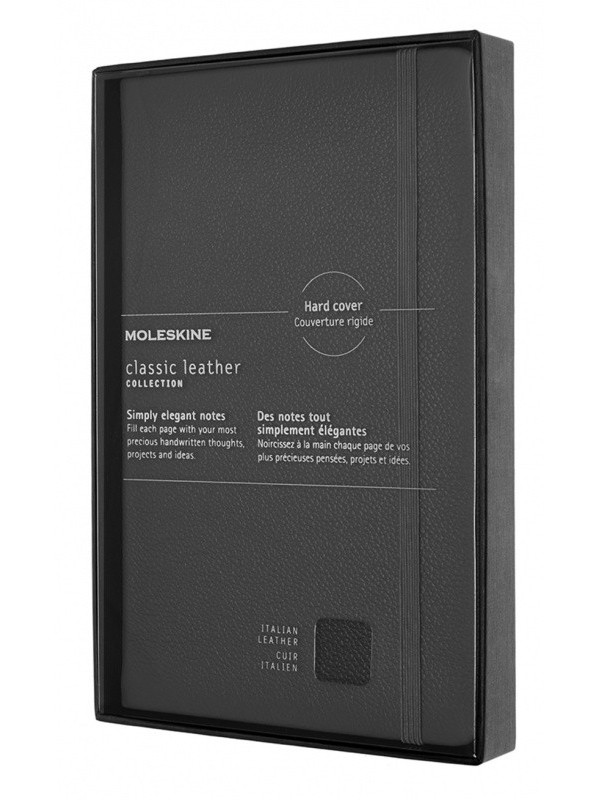 Блокнот Moleskine Le Leather Large 130х210mm 96 листов Black LCLH31HBKBOX / 1139370, Le Leather Large
Блокнот Moleskine Le Leather Large 130х210mm 96 листов Black LCLH31HBKBOX / 1139370, Le Leather Large