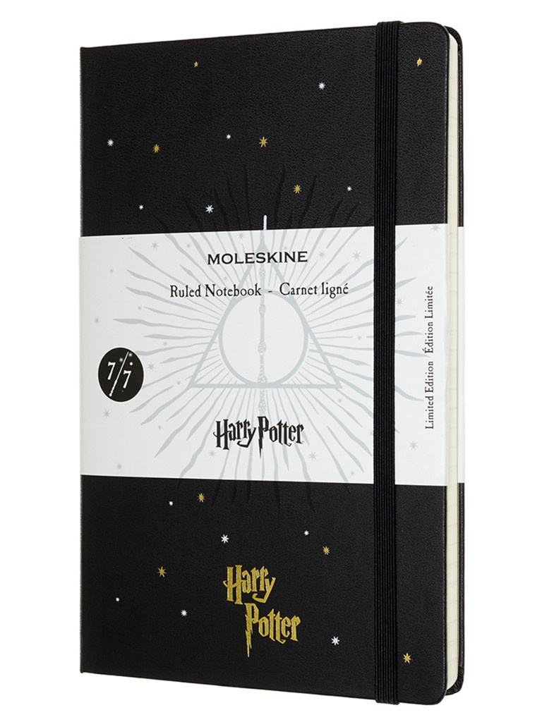 Блокнот Moleskine Le Harry Potter Large 130х210mm 120 листов Black LEHP02QP060G / 1216456, Le Harry Potter Large
Блокнот Moleskine Le Harry Potter Large 130х210mm 120 листов Black LEHP02QP060G / 1216456, Le Harry Potter Large