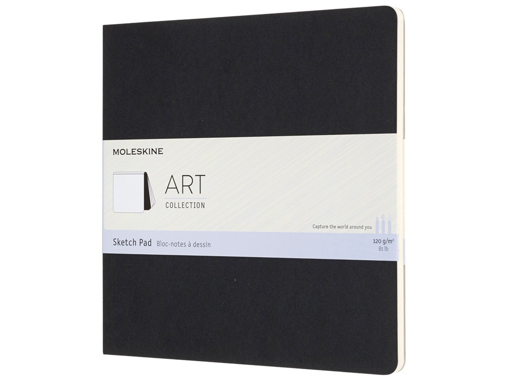 Блокнот для рисования Moleskine Art Soft Sketch Pad 190x190mm 44 листа Black ARTSKPAD5 / 1128226, Art Soft Sketch Pad
Блокнот для рисования Moleskine Art Soft Sketch Pad 190x190mm 44 листа Black ARTSKPAD5 / 1128226, Art Soft Sketch Pad