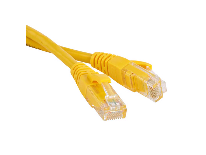 Сетевой кабель Bion UTP cat.5e CCA 5m Yellow BNPP12-5M/Y
