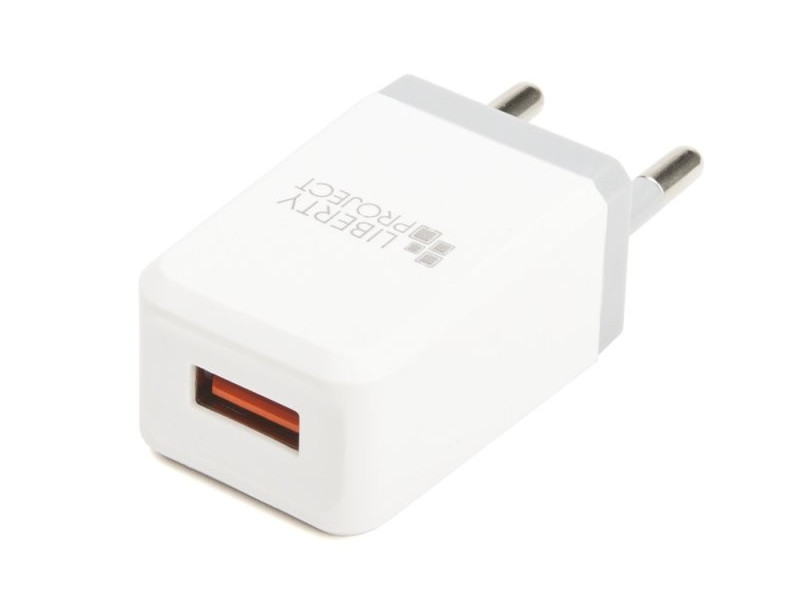 Зарядное устройство Liberty Project USB 1А Brick Series White 0L-00041908
