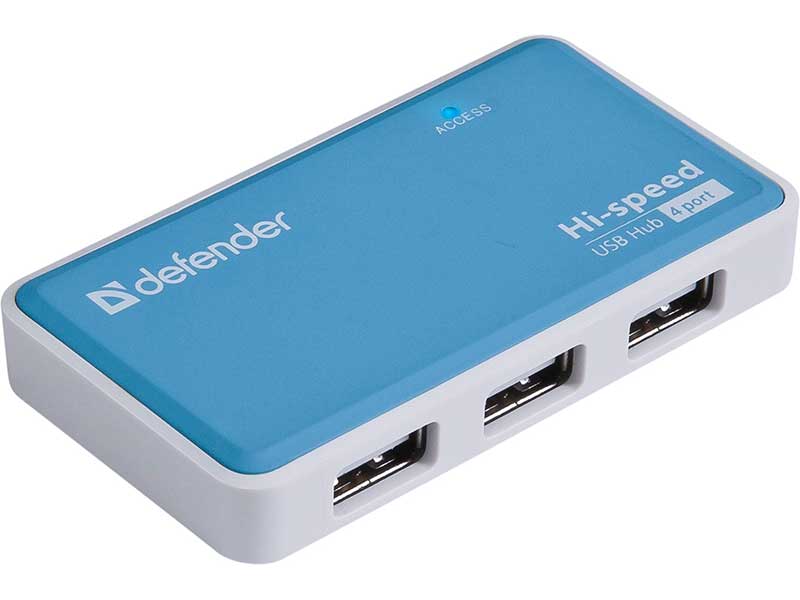 Хаб USB Defender Quadro Power USB 4-ports 83503