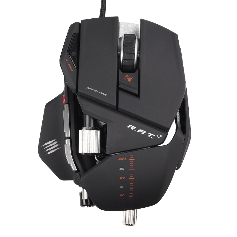 Mad Catz Мышь проводная Mad Catz R.A.T 7 Gaming Mouse USB Black MCB4370800B2/04/1