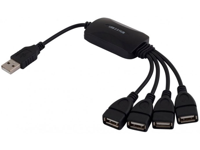  Хаб USB PC PET Splitter USB 4-ports