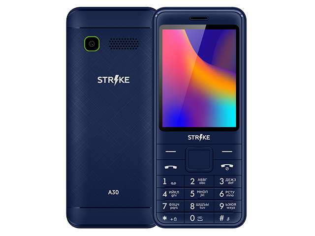 Сотовый телефон Strike A30 Blue