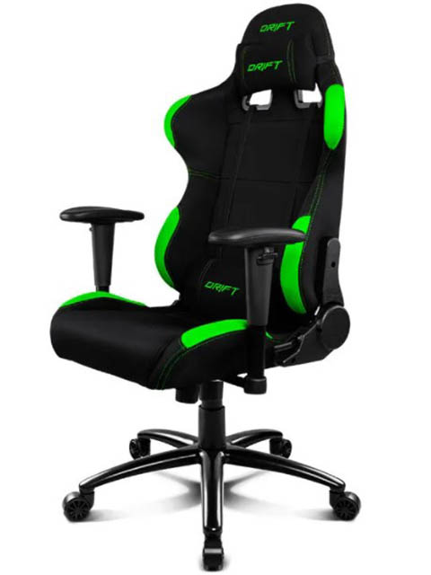 фото Компьютерное кресло drift dr100 fabric black green