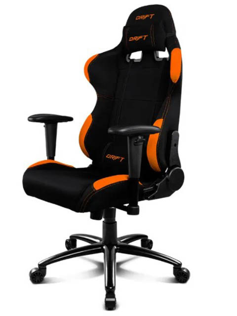 фото Компьютерное кресло drift dr100 fabric black orange