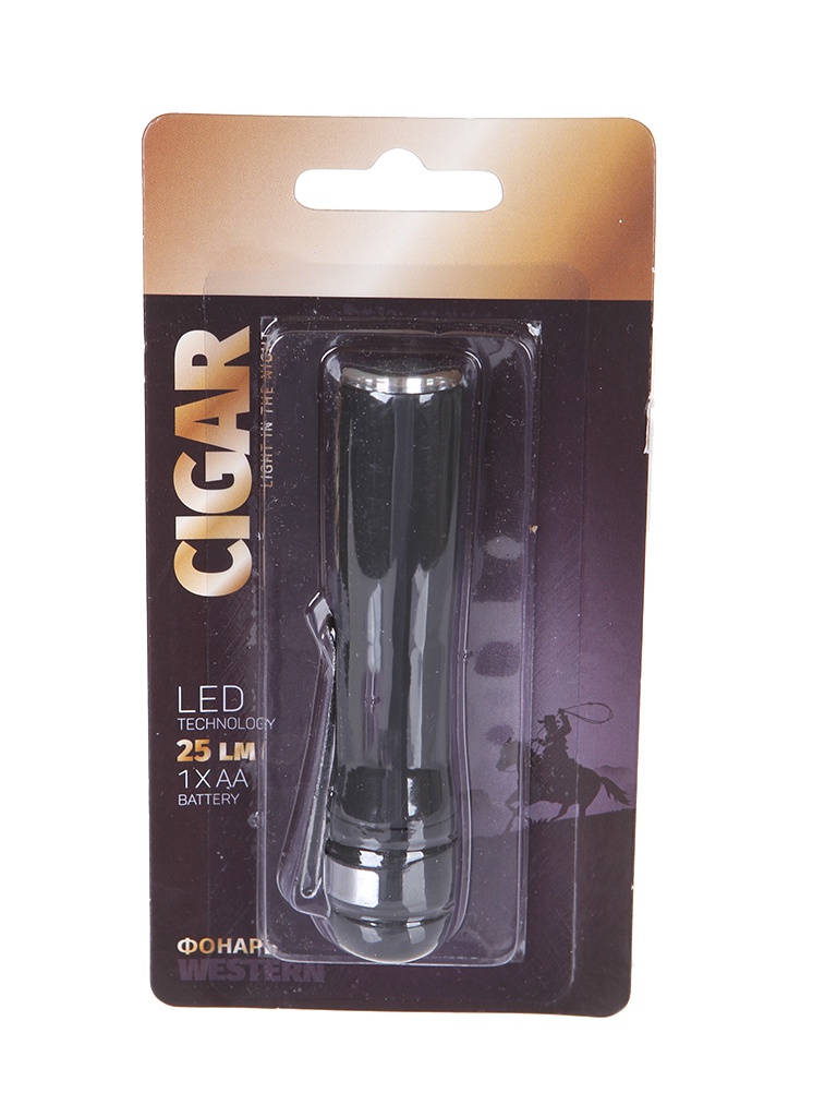 фото Фонарь perfeo cigar black pf_c3016