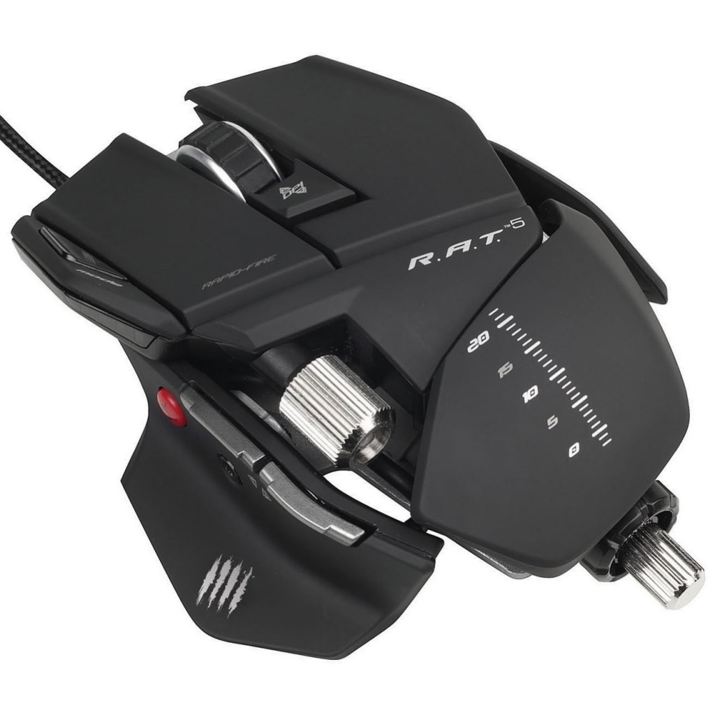 Mad Catz Мышь проводная Cyborg R.A.T 5 Gaming Mouse Black USB