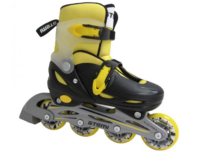 фото Коньки atemi abec1 neon hard boo ajis-12.05 р.xs 27-30