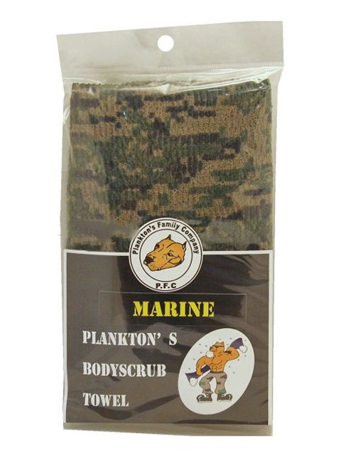 Мочалка массажная Aisen 28х110cm Camouflage 291026