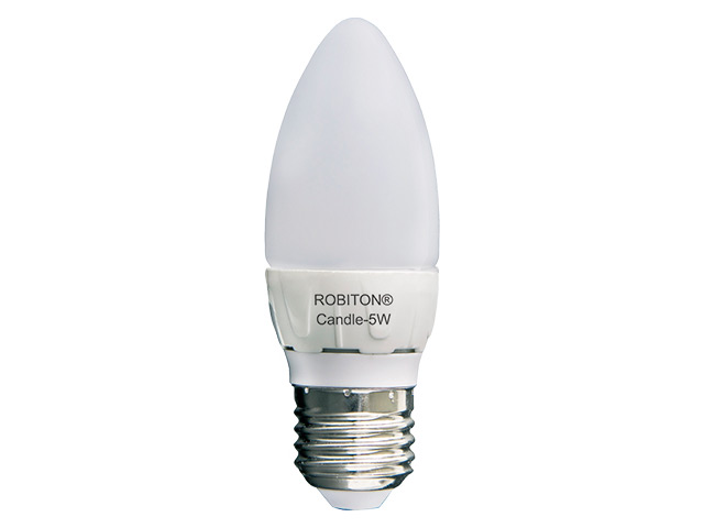 Лампочка Robiton LED Candle E27-5W-2700K