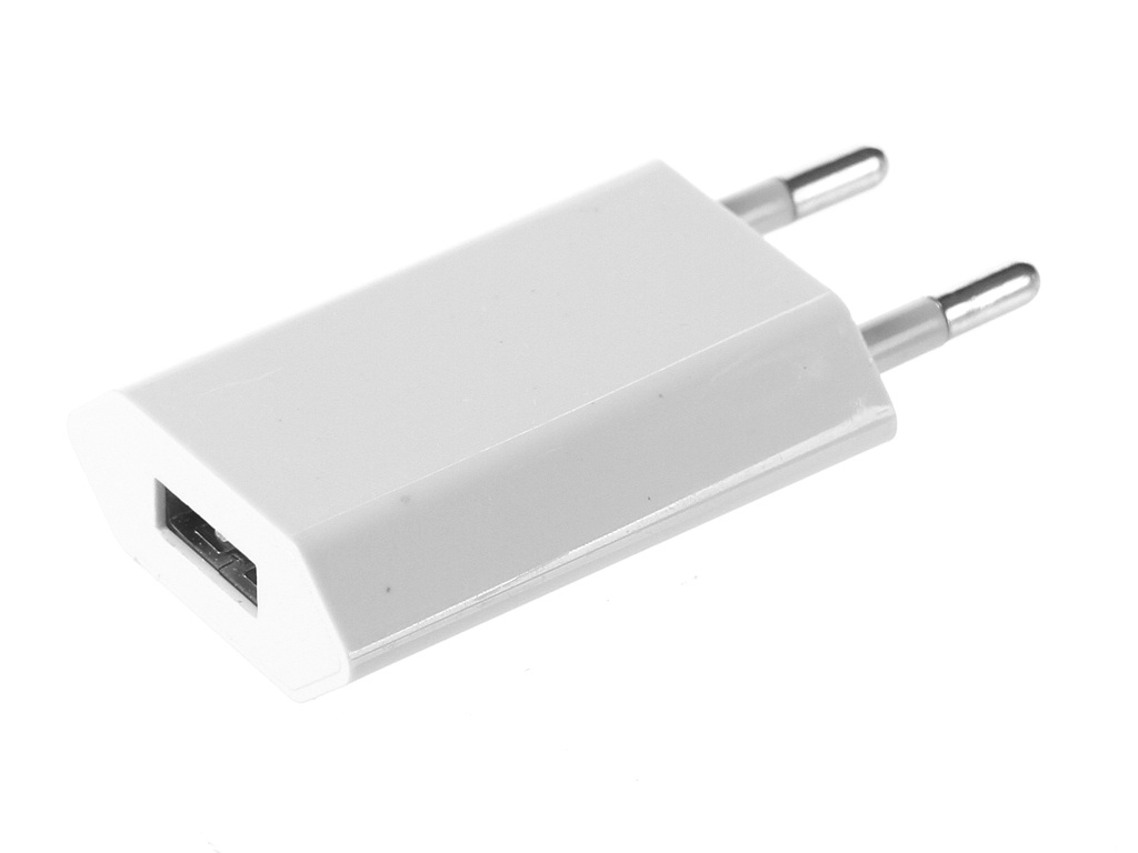 Зарядное устройство Media Gadget HPS-110U USB 1А White MGHPS110UWT