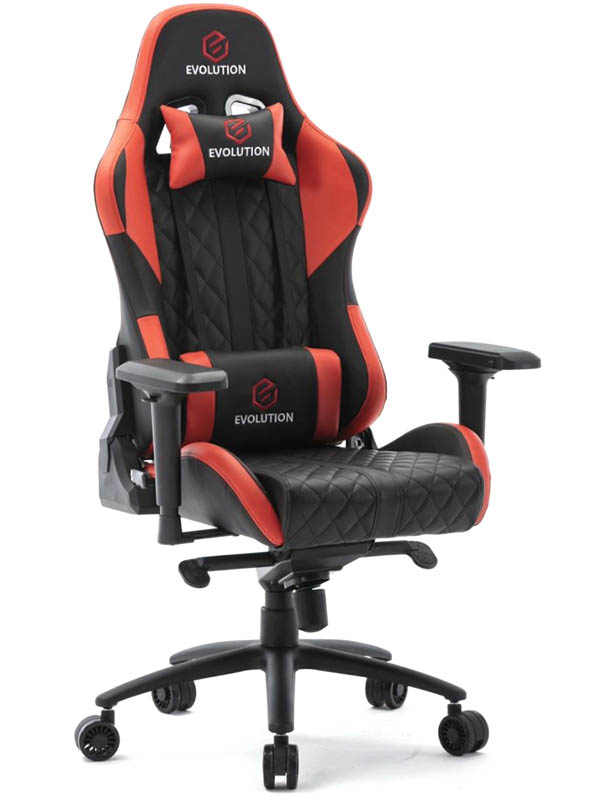 фото Компьютерное кресло evolution racer m black-red 38035