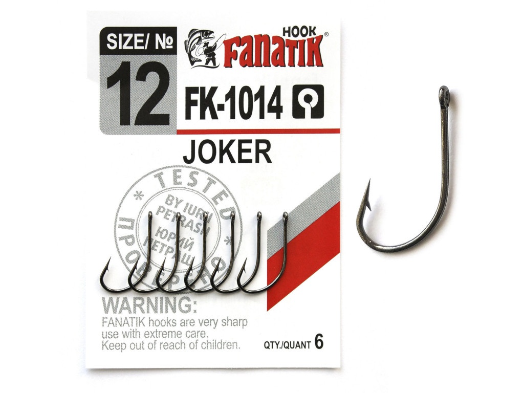 Крючки Fanatik Joker №12 6шт FK-1014-12