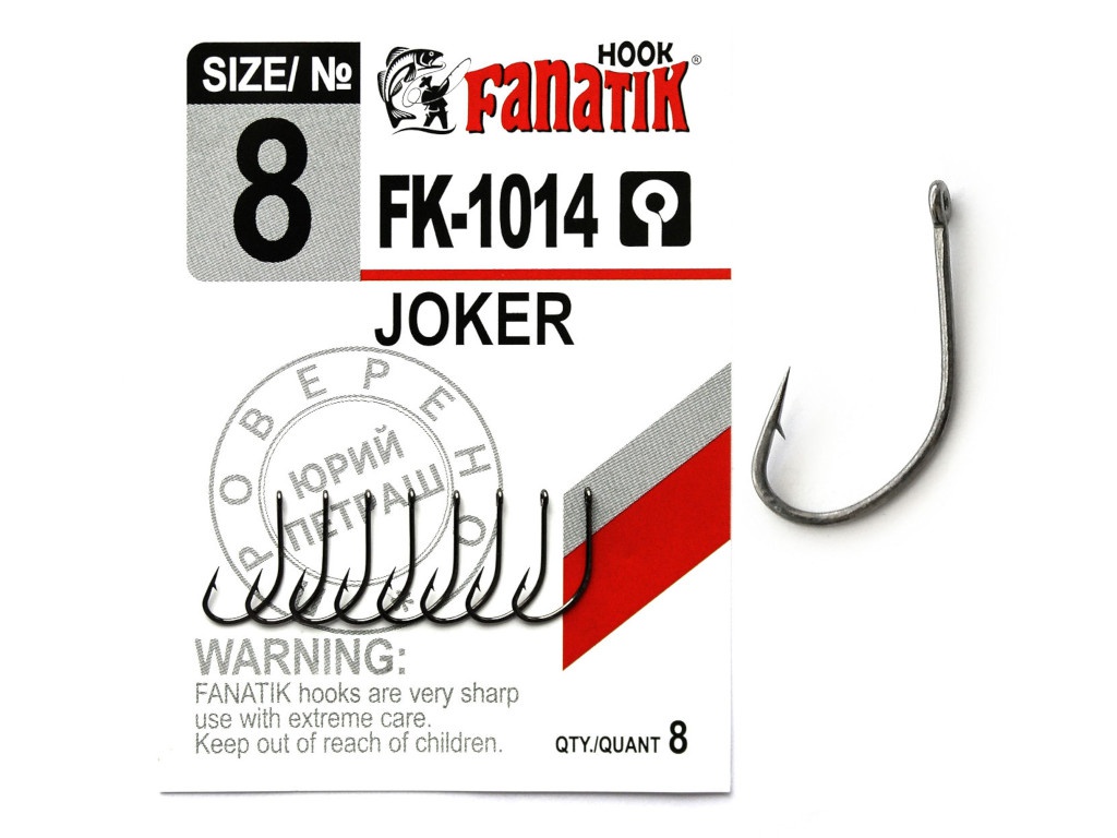 Крючки Fanatik Joker №8 8шт FK-1014-8