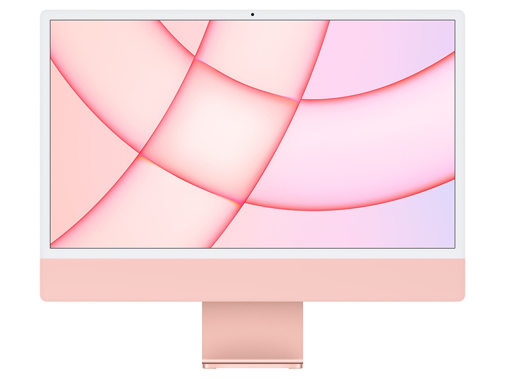 фото Моноблок apple imac 24 retina 4.5k pink mgpm3ru/a (apple m1/8192mb/256gb/wi-fi/bluetooth/cam/24/4880x2520/mac os)