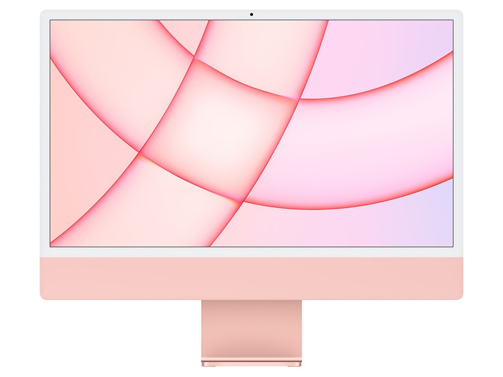 фото Моноблок apple imac 24 retina 4.5k pink mgpn3ru/a (apple m1/8192mb/512gb/wi-fi/bluetooth/cam/24/4880x2520/mac os)