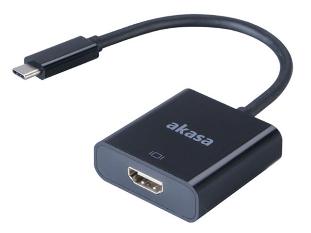 Цифровой конвертер Akasa USB Type-C to HDMI 15cm AK-CBCA04-15BK