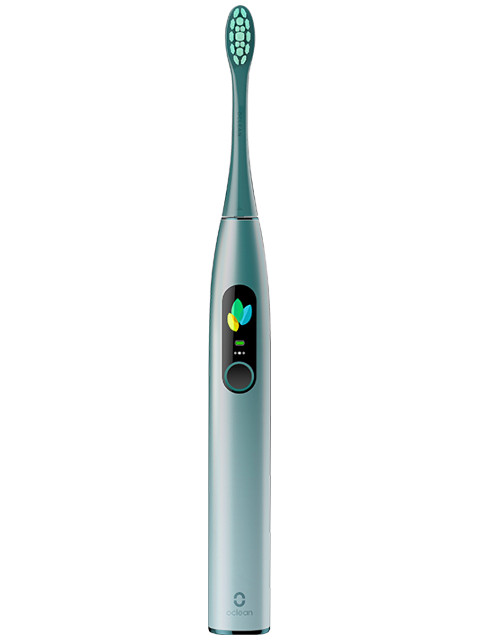 фото Зубная электрощетка xiaomi oclean x pro sonic electric toothbrush green выгодный набор + серт. 200р!!!