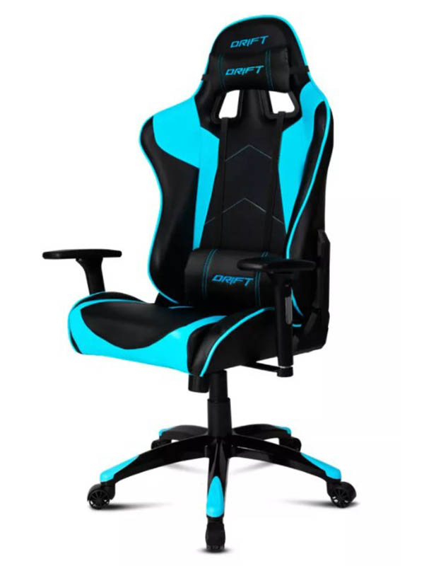 фото Компьютерное кресло drift dr300 pu leather black blue