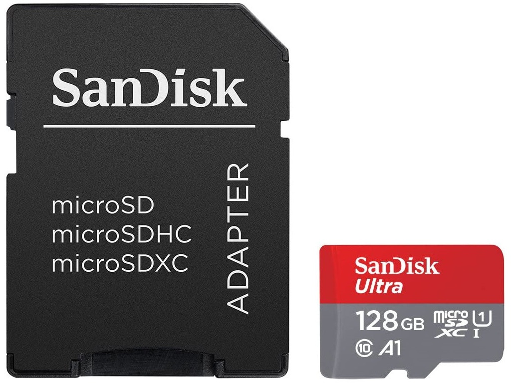 Карта памяти 128Gb - SanDisk Ultra MicroSDXC Class 10 UHS-I U1 A1 SDSQUA4-128G-GN6MA с адаптером SD, Ultra
Карта памяти 128Gb - SanDisk Ultra MicroSDXC Class 10 UHS-I U1 A1 SDSQUA4-128G-GN6MA с адаптером SD, Ultra