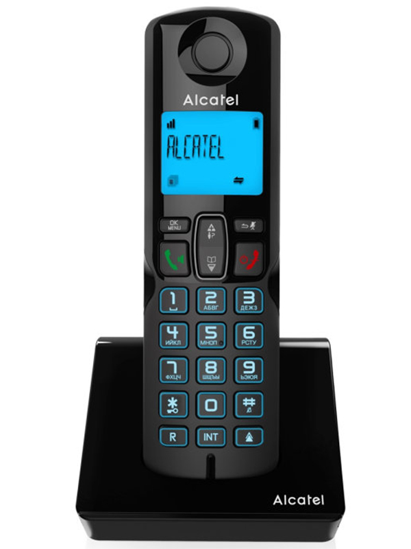 фото Радиотелефон alcatel s230 black выгодный набор + серт. 200р!!!