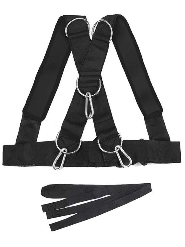 фото Тренажер ремень для сопротивления тяге darom fitness sled harness 8086