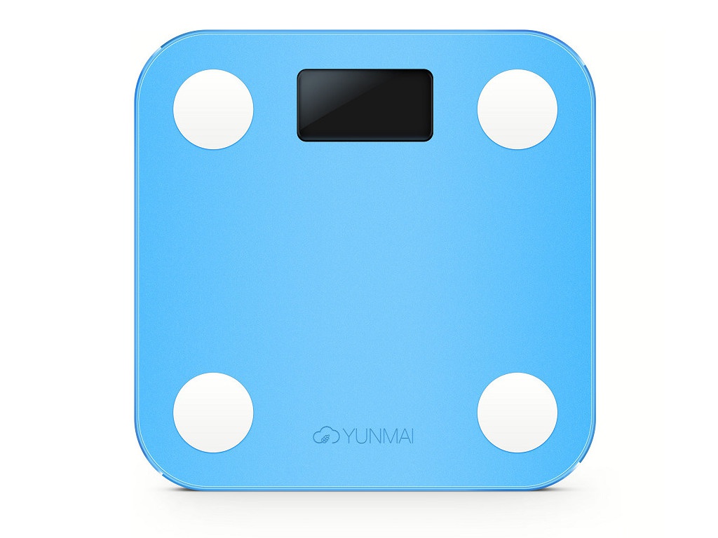 фото Весы напольные xiaomi yunmai mini m1501 smart body fat scale blue