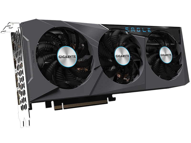Видеокарта GigaByte Radeon RX 6700 XT Eagle OC 12G 2474Mhz PCI-E 4.0 8196Mb 16000Mhz 192 bit 2xDP 2xHDMI HDCP GV-R67XTEAGLE OC-12GD, Radeon RX 6700 XT Eagle 12G
Видеокарта GigaByte Radeon RX 6700 XT Eagle OC 12G 2474Mhz PCI-E 4.0 8196Mb 16000Mhz 192 bit 2xDP 2xHDMI HDCP GV-R67XTEAGLE OC-12GD, Radeon RX 6700 XT Eagle 12G