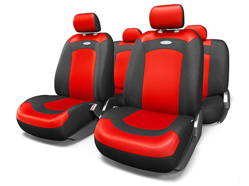 фото Чехлы на сиденье autoprofi extreme black-red xtr-803 bk/rd m