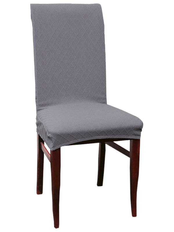 фото Чехол на стул luxalto fukra rhombus t001 light grey 11304