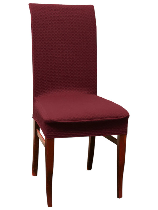 фото Чехол на стул luxalto quilting w001 maroon 11346