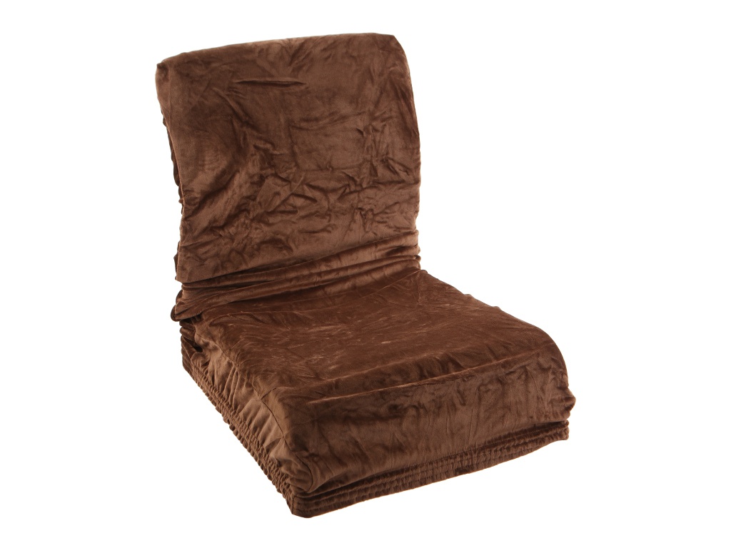 фото Чехол на стул luxalto velvet e001 brown 11417
