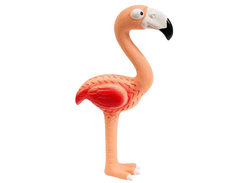 фото Игрушка латекс zooone фламинго 27.7cm l-451