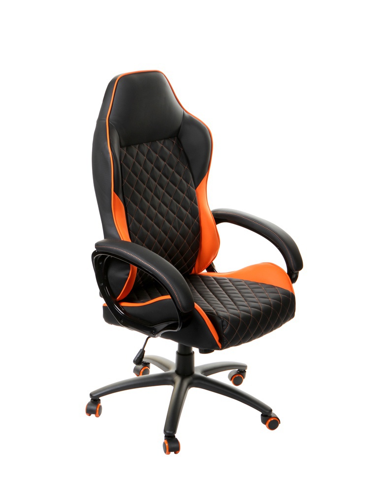 фото Компьютерное кресло cougar fusion black-orange cu-fusor / 3mfusnxb.0001 выгодный набор + серт. 200р!!!