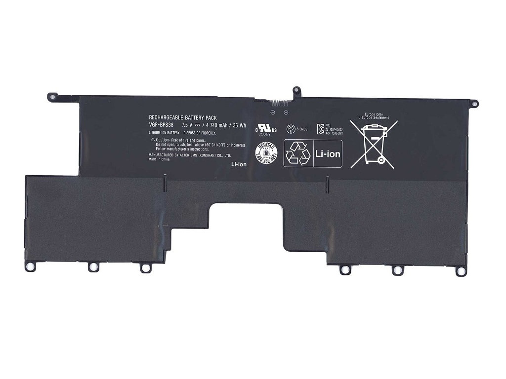 Аккумулятор Vbparts (схожий с VGP-BPS38) для Sony Vaio SVP13 7.5V 36Wh 011496, Sony Vaio SVP13
Аккумулятор Vbparts (схожий с VGP-BPS38) для Sony Vaio SVP13 7.5V 36Wh 011496, Sony Vaio SVP13