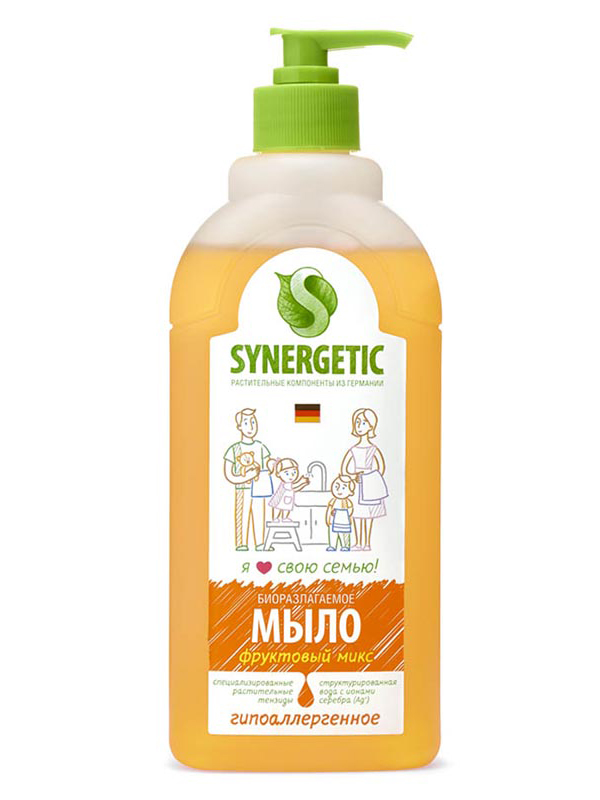 Жидкое мыло Synergetic Фруктовый микс гипоаллергенное 500ml 4623722258427, 4623722258427
Жидкое мыло Synergetic Фруктовый микс гипоаллергенное 500ml 4623722258427, 4623722258427